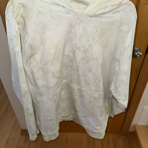 Lululemon Watercolor French Cotton Stretch Terry Heavyduty Sweatshirt Hoodie 12 - Picture 7 of 9